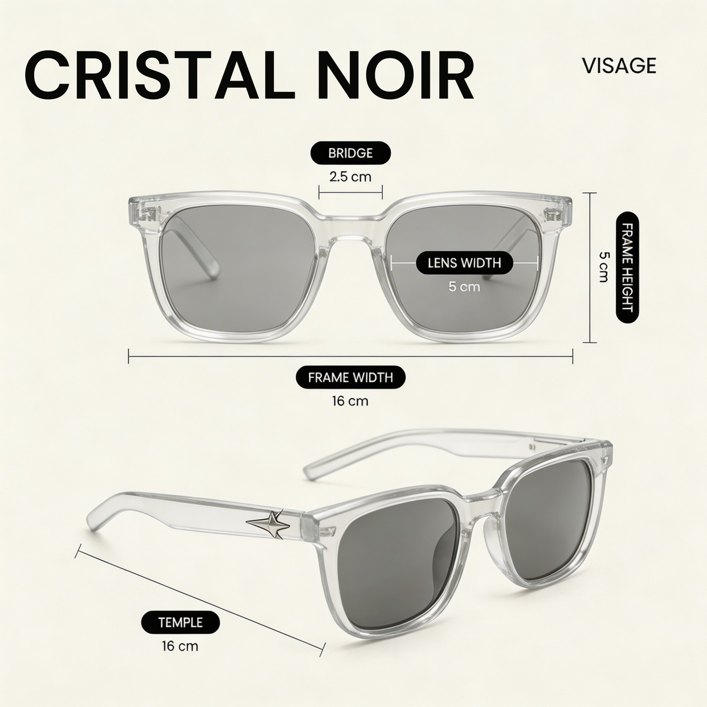 VISAGE: CRISTAL NOIR