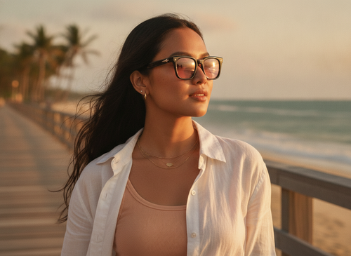 Pang-beach OOTD, no squinty pics
